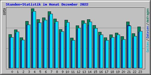 Stunden-Statistik im Monat Dezember 2022