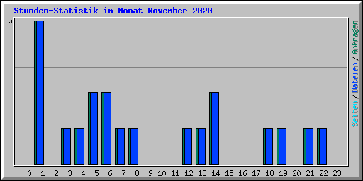 Stunden-Statistik im Monat November 2020