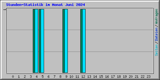 Stunden-Statistik im Monat Juni 2024