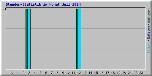 Stunden-Statistik im Monat Juli 2024