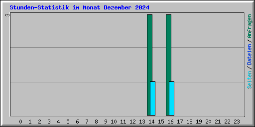 Stunden-Statistik im Monat Dezember 2024