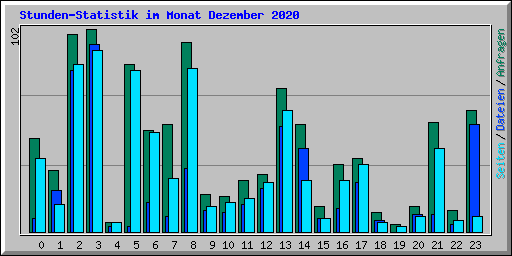 Stunden-Statistik im Monat Dezember 2020