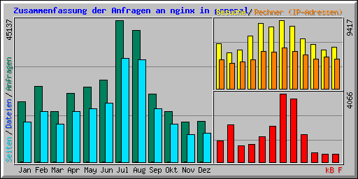 Zusammenfassung der Anfragen an nginx in general